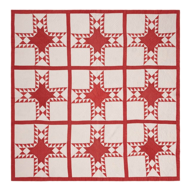 Nazmiyal Collection Antique American Quilt Textile For Sale