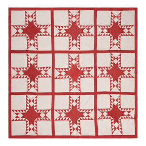 Nazmiyal Collection Antique American Quilt Textile