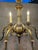 Brass French Art Deco 6-Light Bronze Chandelier Circa 1900s For Sale - Image 8 of 12