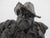 Limited edition original Western bronze sculpture on wood platform "Rocky Mountain Trapper" by Oregon sculptor, Dan Huber....