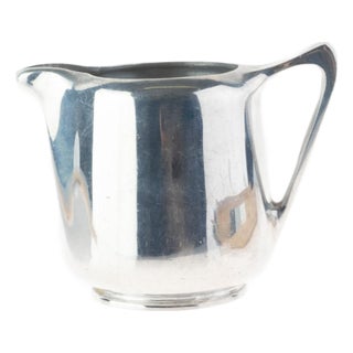 Art Deco Silver-Plated Coffee Cream Jug from Picquot, 1930s For Sale