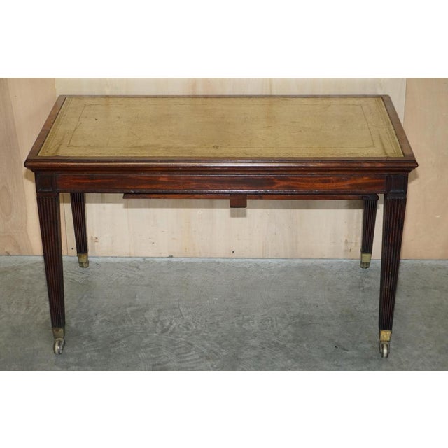 Antique George III Metamorphic Library Desk into Bookcase Ladder, 1820s For Sale - Image 3 of 18