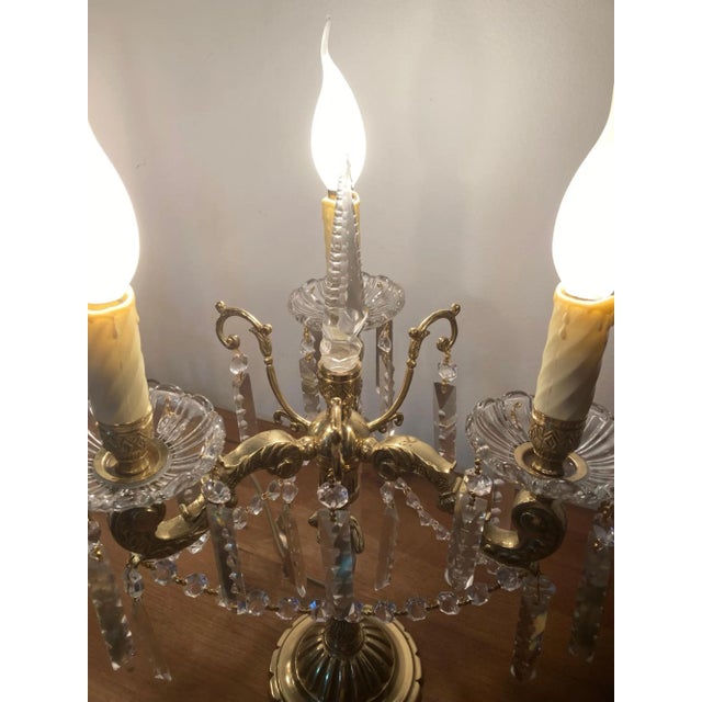 Antique Table Candleholders in Cast Bronze, Set of 2 For Sale - Image 10 of 13