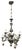 Vintage French Porcelain Flower Chandelier For Sale