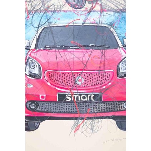 Enrico Manera, Smart, 2022, Mixed Media on Paper For Sale - Image 3 of 6