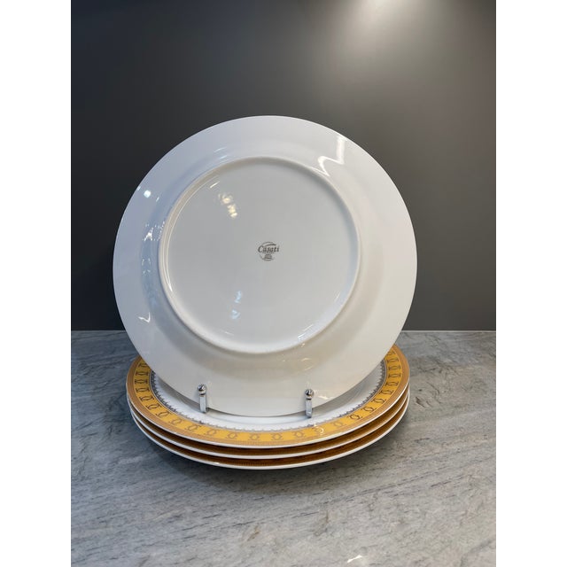 Neoclassical Vintage Casati Fine Porcelain Bavaria Design Dinner Plates - Set of 4 For Sale - Image 3 of 3