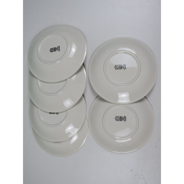 Vintage French Sologne Fish Dinner Plates from Gien, France, 1970s, Set of 6 For Sale - Image 9 of 10