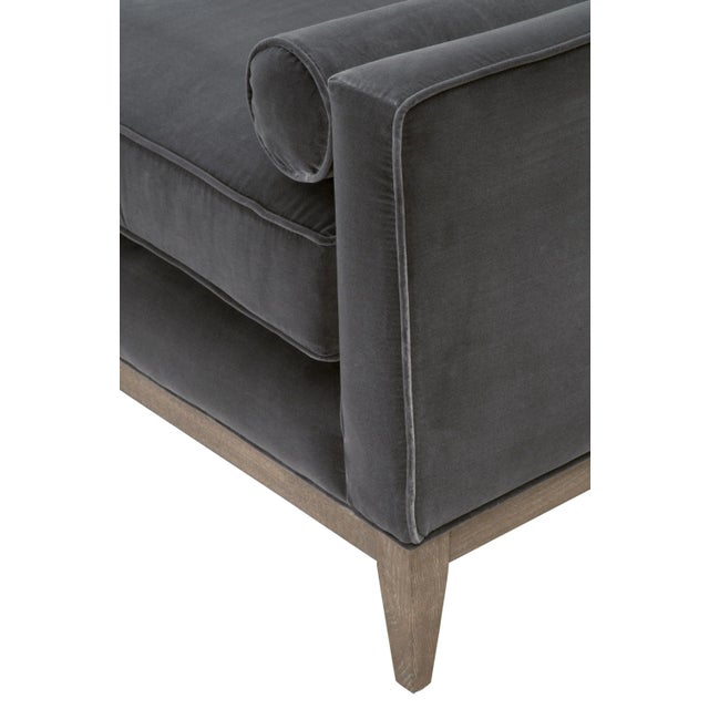 The rich and velvety texture of this sofa chair makes it very alluring and pleasing to the eye. Its wide stature creates a...