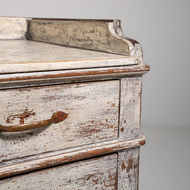Shabby Chic Chest of Drawers, Antique, France, 19th Century For Sale - Image 10 of 15