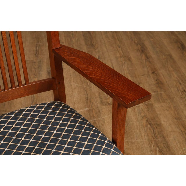 Stickley Mission Collection Set Of Eight Dining Chairs For Sale In Philadelphia - Image 6 of 18