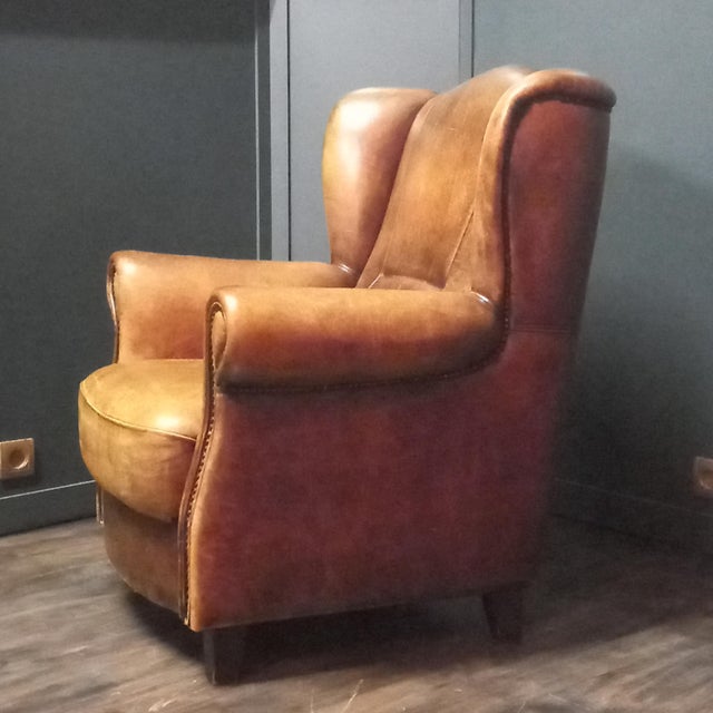 Vintage Sheepskin Lounge Chair, 1990s For Sale - Image 3 of 17
