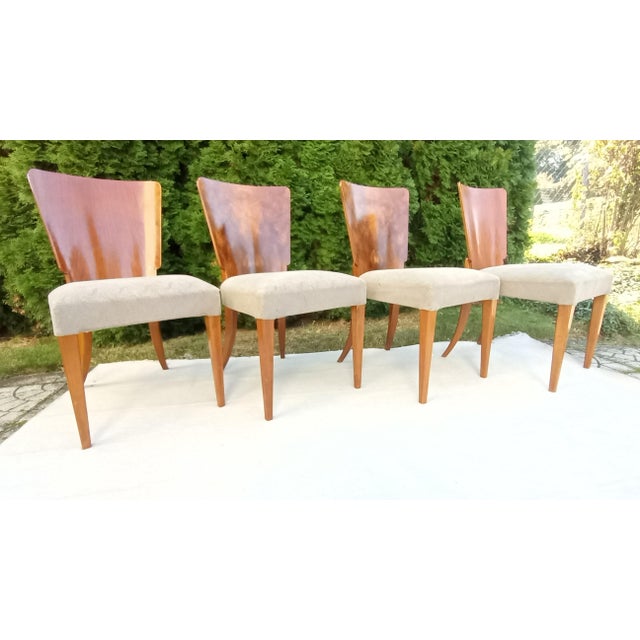 H-214 Chairs by Jindrich Halabala for Up Závody, 1940s, Set of 4 For Sale - Image 11 of 18