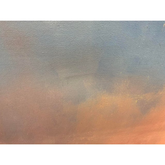 Wood Late 20th Century Landscape by Diana Nicosia For Sale - Image 7 of 9