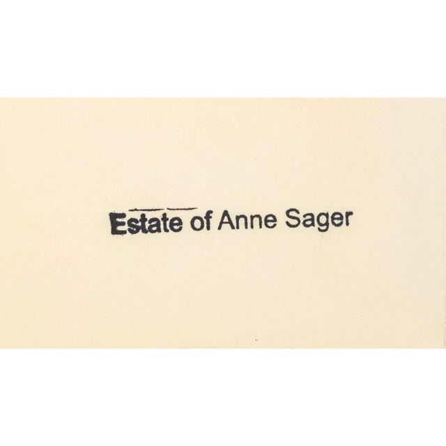 Anne Sager Boat Reflections Original Framed Print For Sale - Image 4 of 6