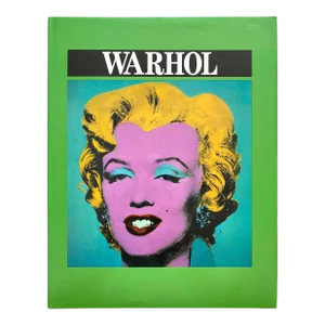 Andy Warhol Vintage 1997 Lithograph Print " Great Modern Masters " Hardcover Pop Art Book