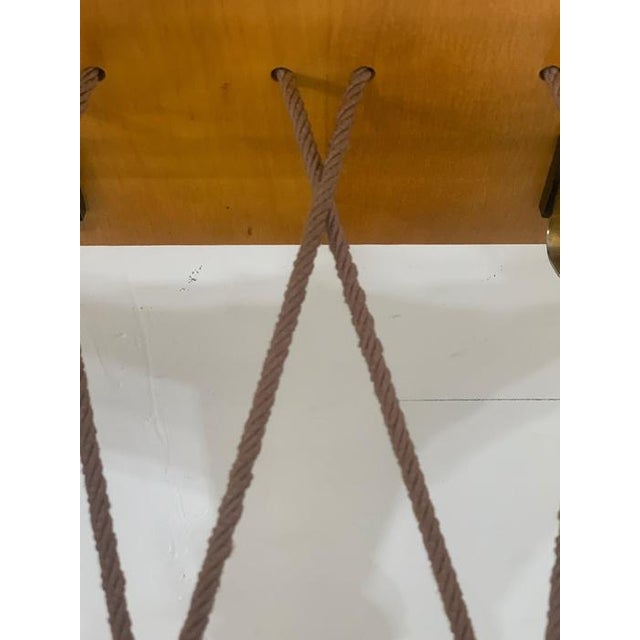 Brown Mid-Century Wardrobe Coat Hanger For Sale - Image 8 of 9