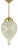 Vaseline Opal Glass Pendant from Liberty, England, 1910s For Sale