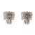 Light Yellow 1970s Iridescent Wall Lights Murano Glass Sconces Vistosi Style - Pair For Sale - Image 8 of 8