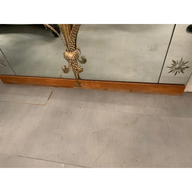 Gold Console Table by Pier Luigi Colli for Colli Mobilificio, 1940s For Sale - Image 8 of 10