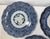 Ceramic Antique Blue and White Plates - Set of 11 - Scalloped Edge - 8.25" Round - End Edo or Beginning Meiji Period For Sale - Image 7 of 18