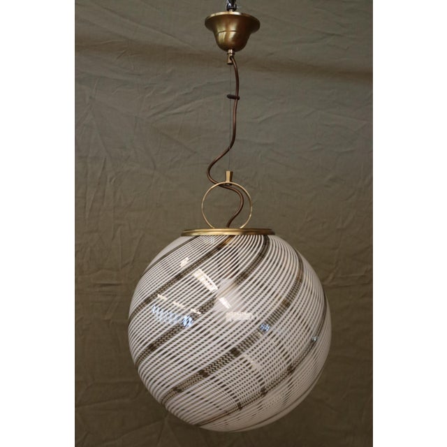 Murano Glass Ball Chandelier, 1970s For Sale - Image 9 of 9