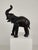 Animal Skin Mid-Century Elephant in Leather For Sale - Image 7 of 16