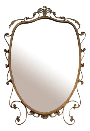 Vintage Italian Mirror by Pier Luigi Colli, 1950s
