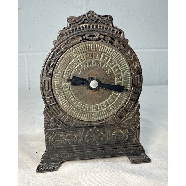 Up for sale is an exceedingly rare antique cast iron still bank from the 19th century, manufactured by H.L. Judd in the...
