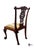 Thomas Chippendale Vintage Chippendale Style Mahogany Dining / Accent Chair For Sale - Image 4 of 8