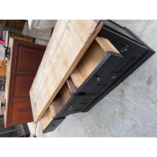 1920s Early 20th Century Double-Sided Cabinet For Sale - Image 5 of 11