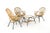 Rattan Chairs & Coffee Table, Set of 4 For Sale - Image 16 of 16