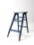 Vintage Wooden Blue Step Stool For Sale - Image 4 of 10