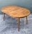 Vintage Tiger Maple Extendable Dining Table For Sale - Image 9 of 12