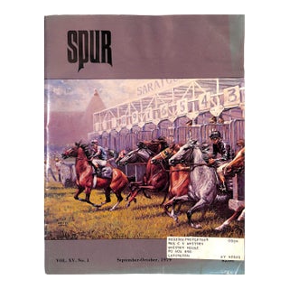 Spur Magazine September-October, 1979 W/ Mrs CV Whitney Lexington, Ky Mailing Sticker For Sale