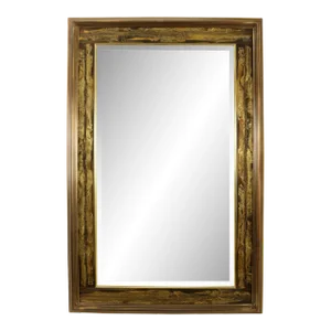 Bernhard Rohne Mastercraft Vintage Etched Brass Mirror