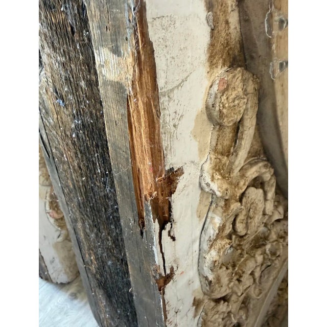 Traditional Antique Georgian Wood Corbels Pair 33” Tall For Sale - Image 3 of 9