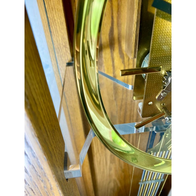 Mid Century Modern George Nelson Floor Clock for Howard Miller For Sale In Nashville - Image 6 of 11