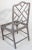 Chinese Chippendale Faux Bamboo Chairs Jonathan Adler Style Set of Four For Sale - Image 11 of 13