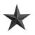 Farmhouse Vintage Black Metal Farmhouse Barn Star Wall Object For Sale - Image 3 of 3