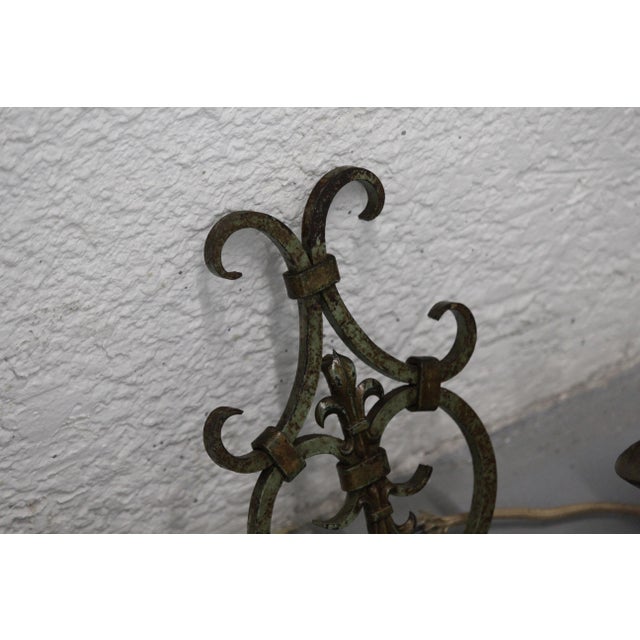 Vintage Royal Lily Decor Wall Lamps, 1950s, Set of 2 For Sale - Image 18 of 18