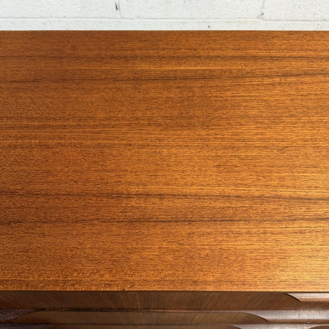 Mid 20th Century Vintage Danish Modern Teak Five-Drawer Chest by Ejsing Møbelfabrik, Circa 1950s For Sale - Image 5 of 8