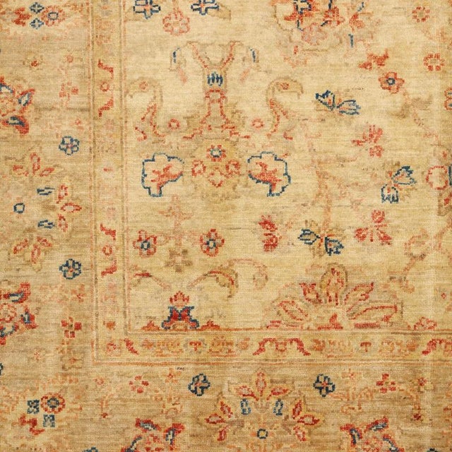 Middle Eastern Herati Rug in Wool For Sale - Image 5 of 8