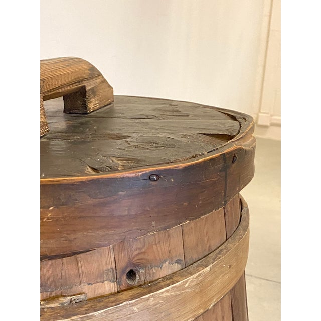 Antique Rustic Mountain Container For Flour For Sale - Image 9 of 18