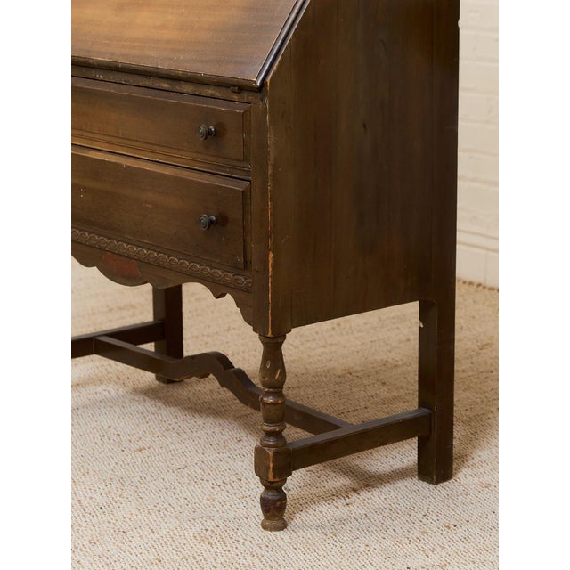 Antique Victorian Secretary, Hutch For Sale In Los Angeles - Image 6 of 12