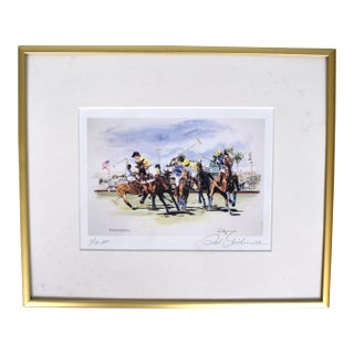 Rolex Gold Cup Palm Beach Polo 1990 Print by Rod Skidmore For Sale