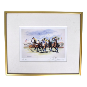 Rolex Gold Cup Palm Beach Polo 1990 Print by Rod Skidmore