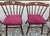 Swiss-American Tell City Pub Chairs in Solid Hard Rock Maple Dining Chairs. Set of Six With Red /Maroon Cushions. For Sale - Image 4 of 9