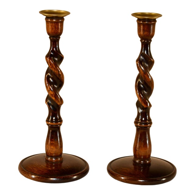 Pair of Late 19th Century Candlesticks For Sale