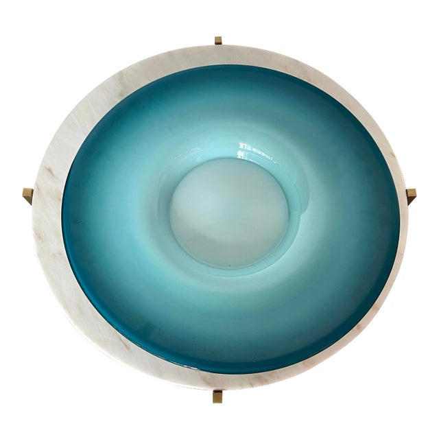 1960's Italian Decorative Centerpiece Plate For Sale