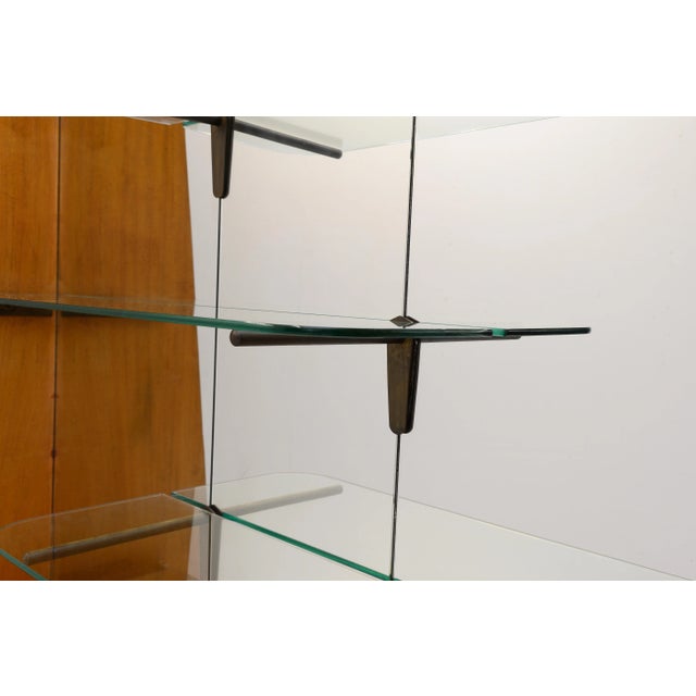 Mirror Backed Bookcase, 1950 For Sale - Image 6 of 10